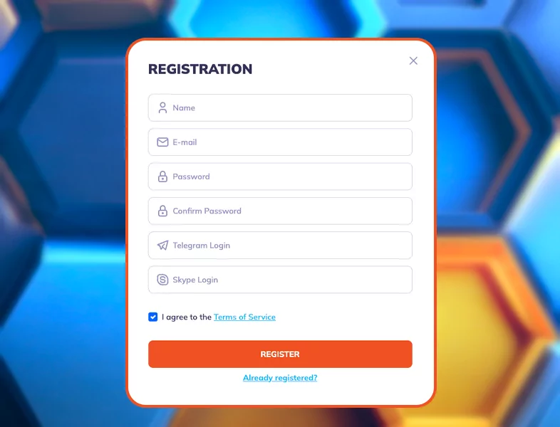 Registering an account as a Mostbet affiliate