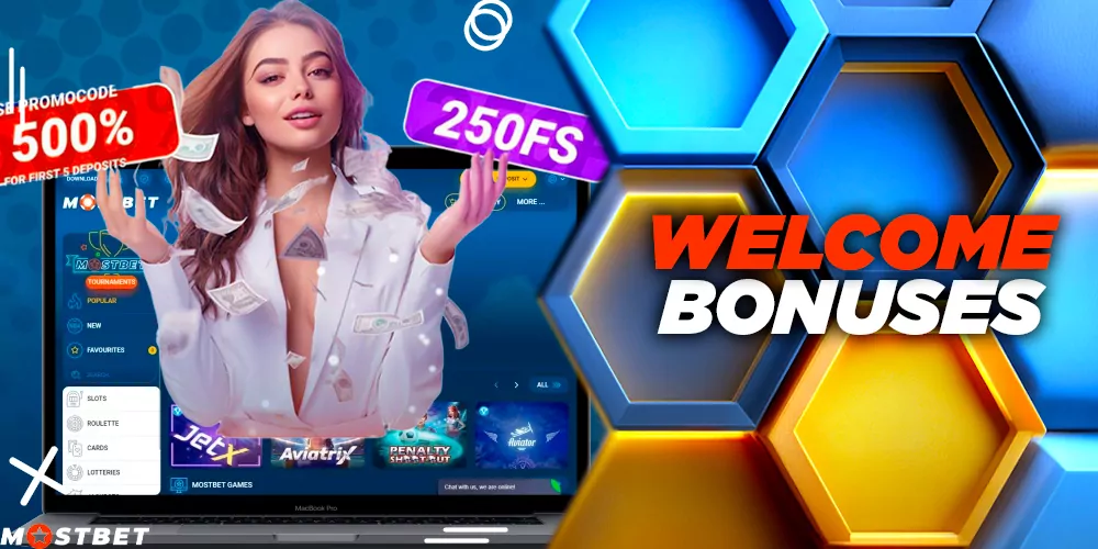 Welcome bonus from Mostbet